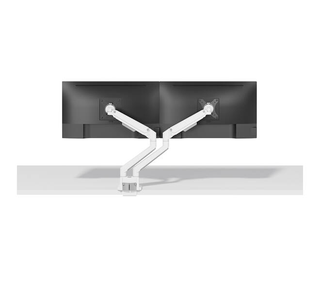 Monitorarm Neomounts NEXT Slim dual 17-32" wit