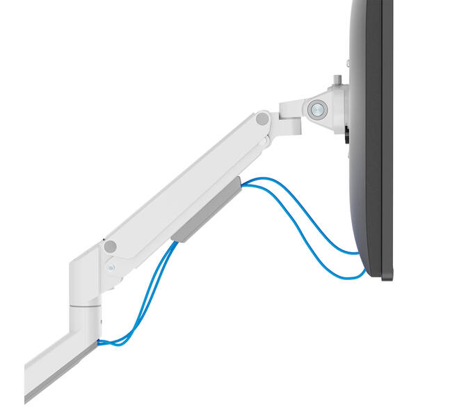 Monitorarm Neomounts NEXT Slim dual 17-32" wit