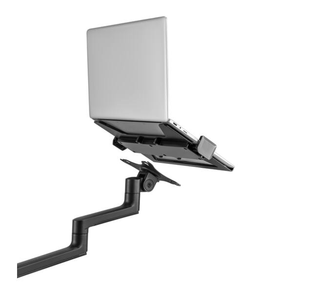 Monitorarm met laptophouder Neomounts NEXT Lite single 17-27" zwart