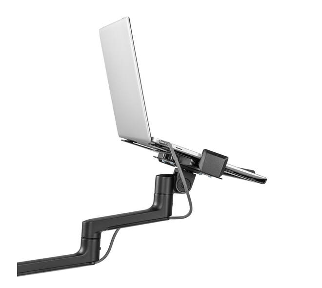 Monitorarm met laptophouder Neomounts NEXT Lite single 17-27" zwart