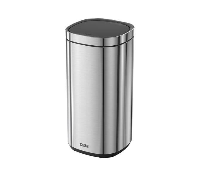 Afvalbak Desq Touch 50 liter RVS zilver