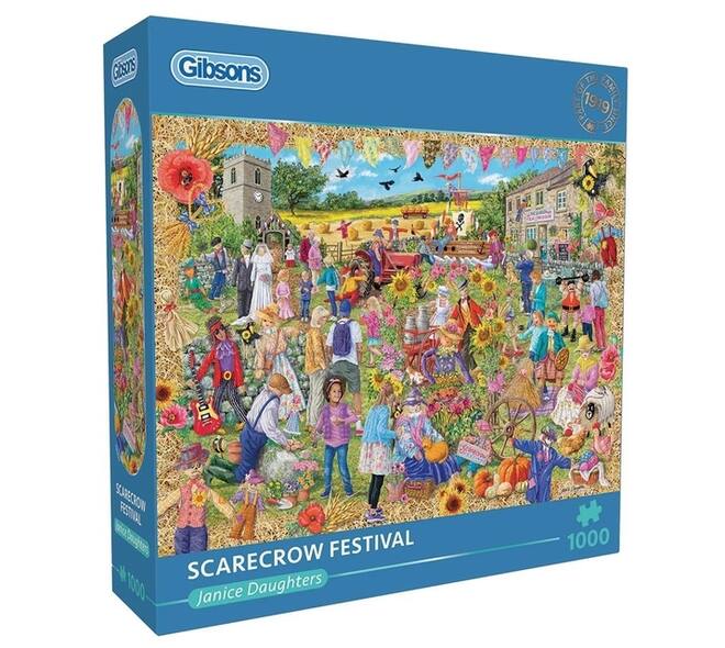 Puzzel Gibsons Scarecrow Festival 1000 stukjes