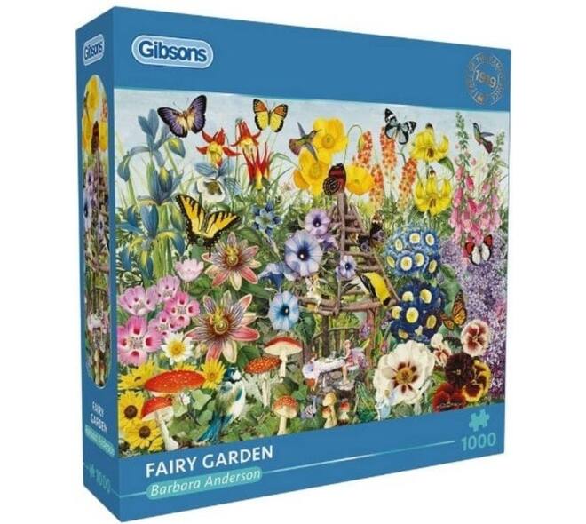 Puzzel Gibsons Fairy Garden 1000 stukjes