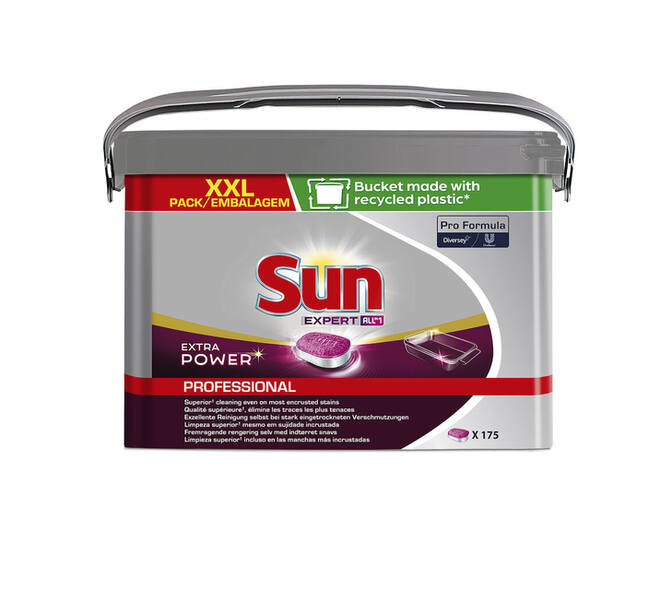 Vaatwastabletten Sun Pro Formula All-in-one extra power 175 stuks