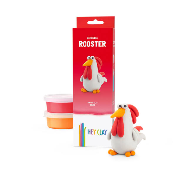 Klei Hey Clay Rooster 3 potjes