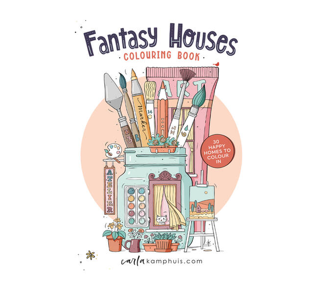 Kleurboek MUS Fantasy Houses