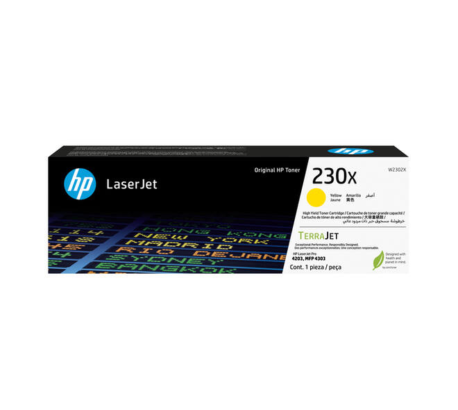 Tonercartridge HP W2302X 230X geel