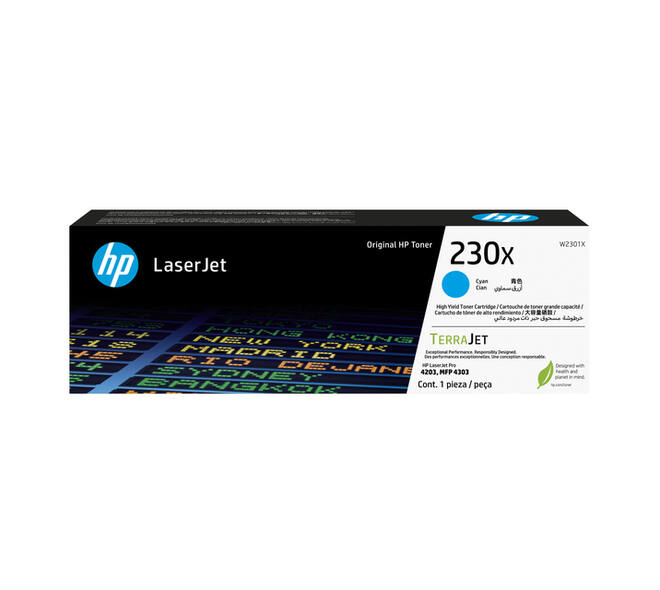 Tonercartridge HP W2301X 230X blauw