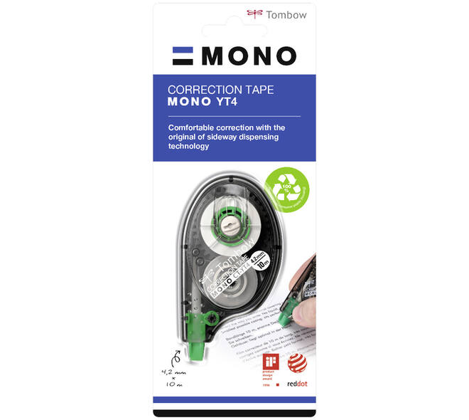 Correctietape Tombow MONO zijwaarts 4.2mmx10m