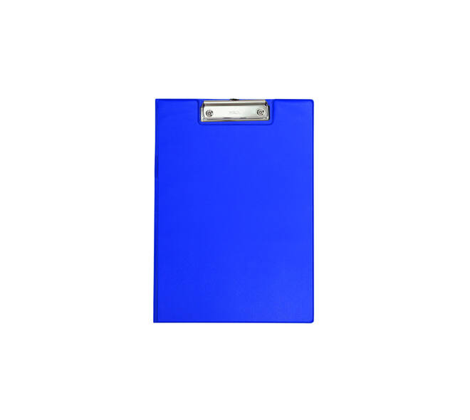 Klembordmap MAUL A4 staand PVC met penlus blauw