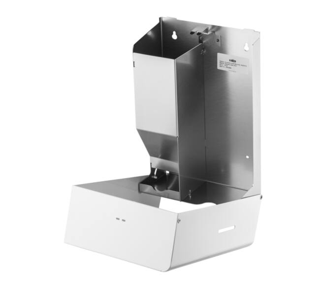 Dameshygiënedispenser MediQo-line klein RVS wit