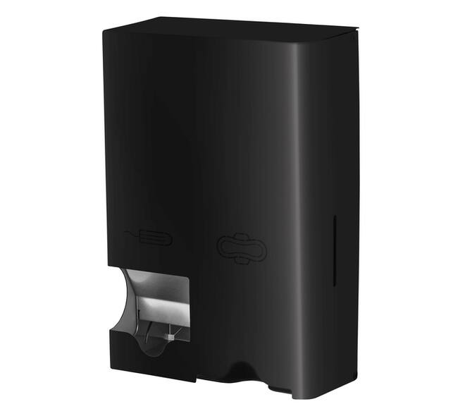 Dameshygiënedispenser MediQo-line klein RVS zwart