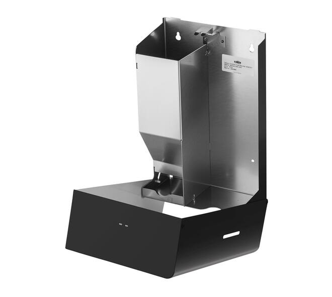 Dameshygiënedispenser MediQo-line klein RVS zwart