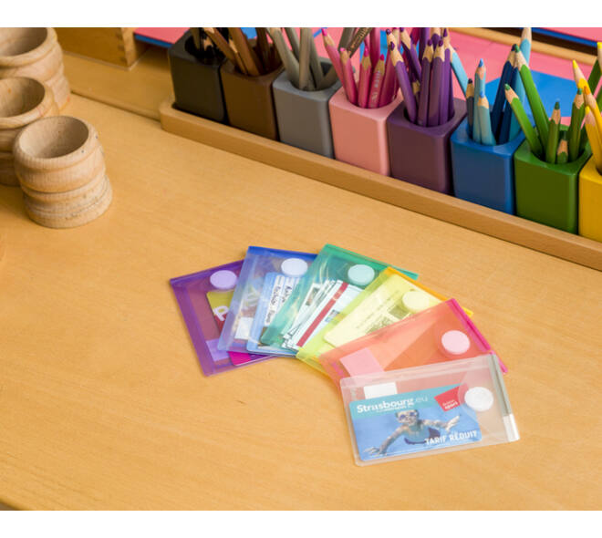 Enveloptas Djois Color Collection A7 verticaal assorti