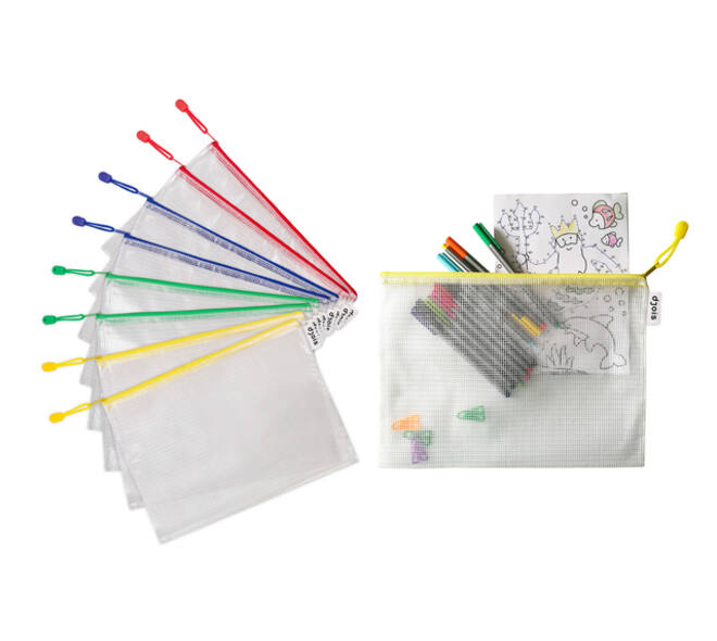 Opbergtas Djois met rits A4 assorti