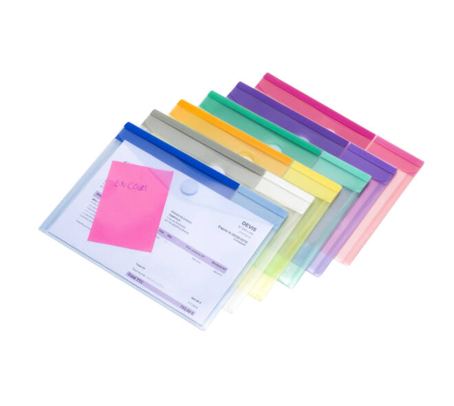 Enveloptas Djois Color Collection A5 horizontaal assorti