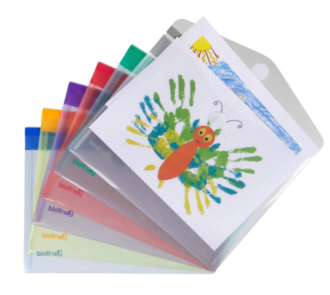 Enveloptas Djois Color Collection A5 horizontaal assorti