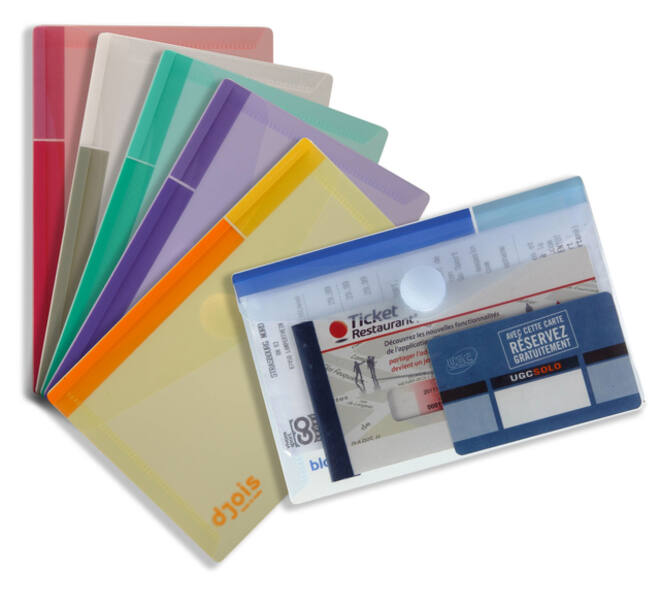 Enveloptas Djois Color Collection A6 horizontaal assorti