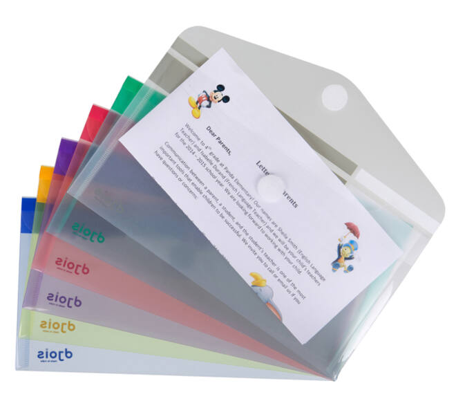 Enveloptas Djois Color Collection horizontaal 250x135mm assorti