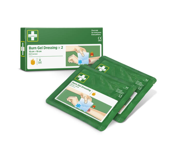 Brandwondenkompres Cederroth 10x10cm 2 stuks