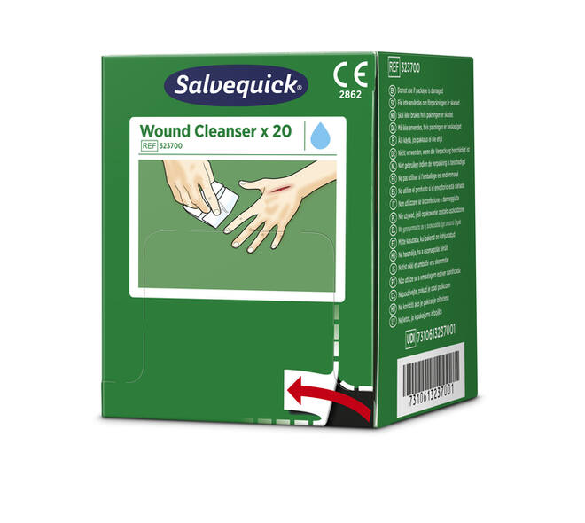 Wondreinigingsdoekjes Salvequick 20 stuks