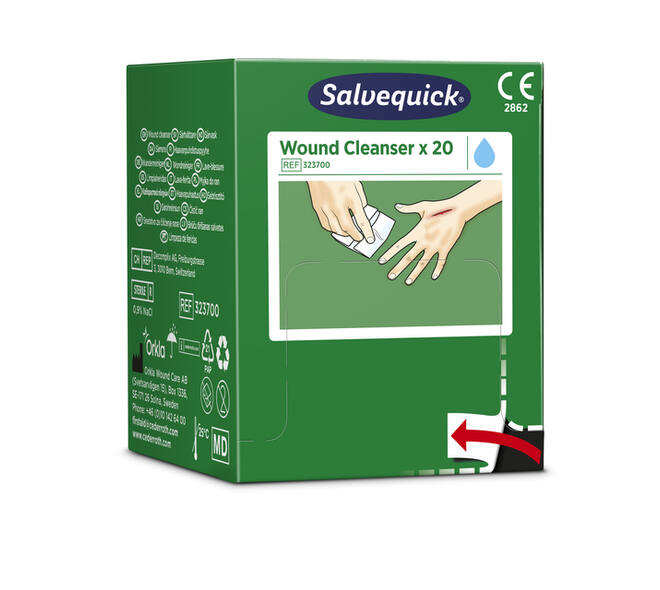 Wondreinigingsdoekjes Salvequick 20 stuks