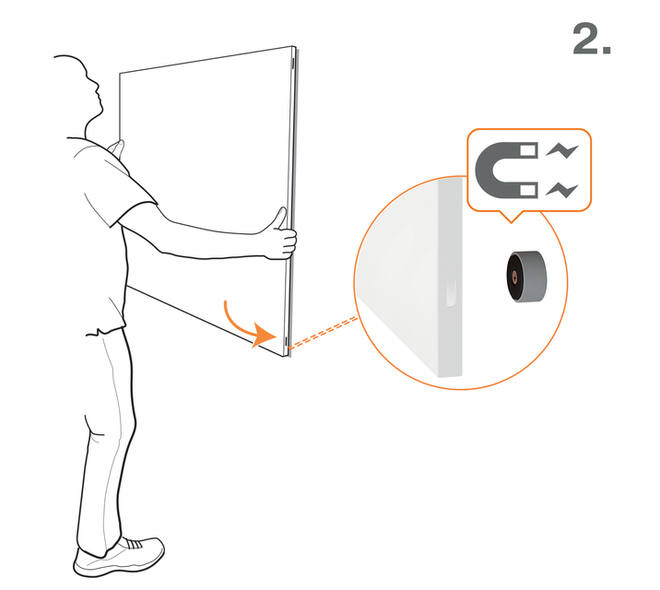 Whiteboard Nobo Infinity randloos 60x90cm