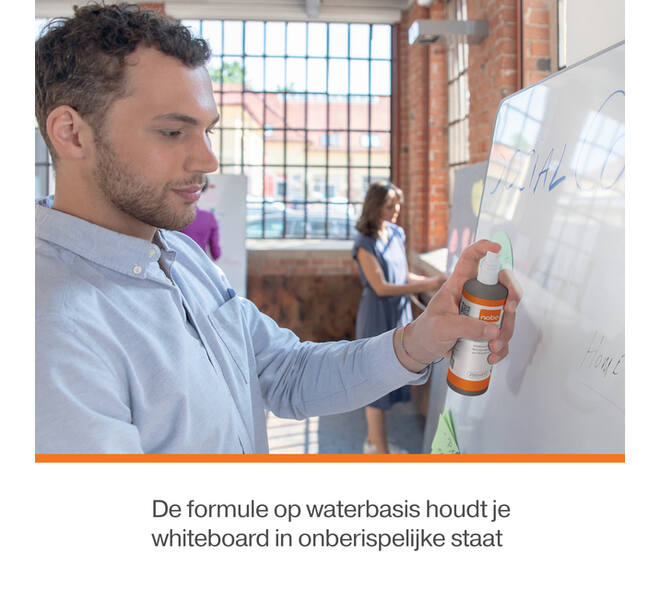 Whiteboardreinigingsspray Nobo waterbasis 250ml