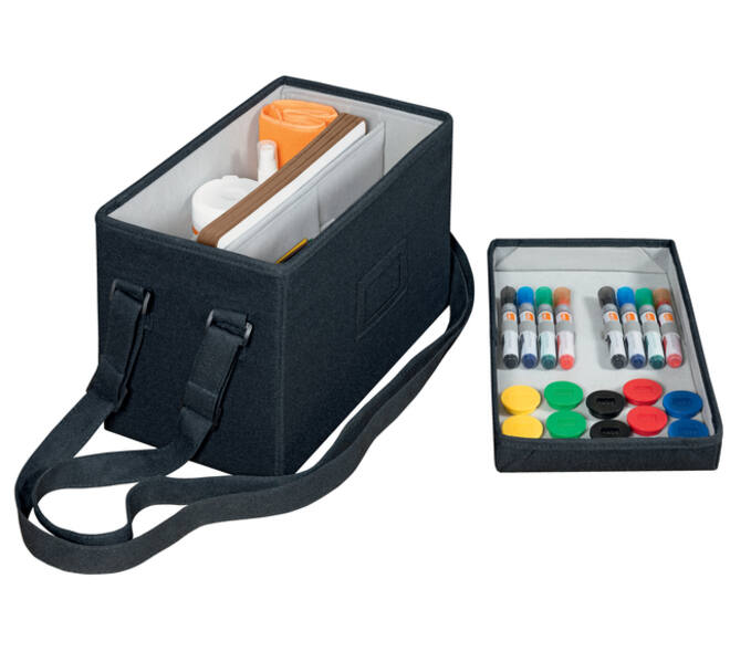 Whiteboard accessoire kit Nobo in draagtas