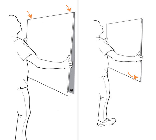 Whiteboard Nobo Infinity randloos 90x120cm