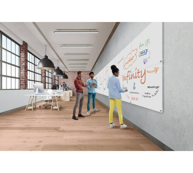 Whiteboard Nobo Infinity randloos 90x120cm