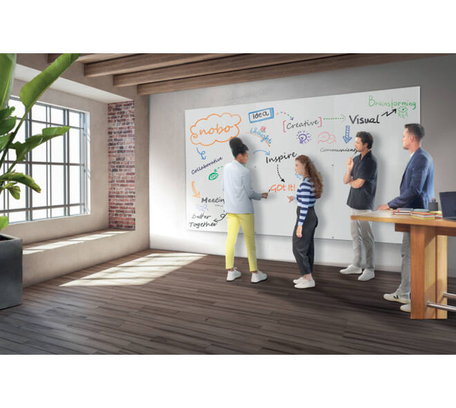 Whiteboard Nobo Infinity randloos 90x120cm