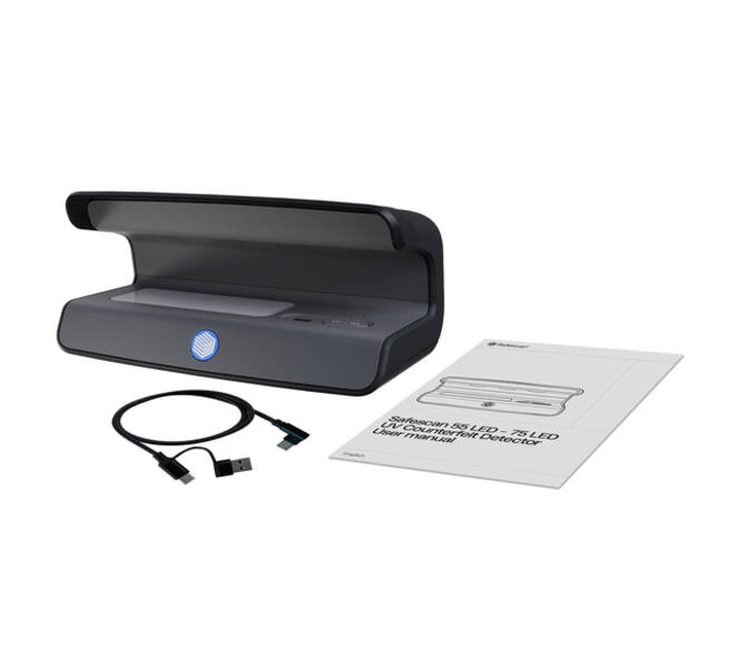 Valsgeld detector Safescan 75 UV LED zwart