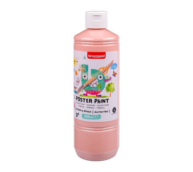 Plakkaatverf Bruynzeel beige roze fles à 500ml