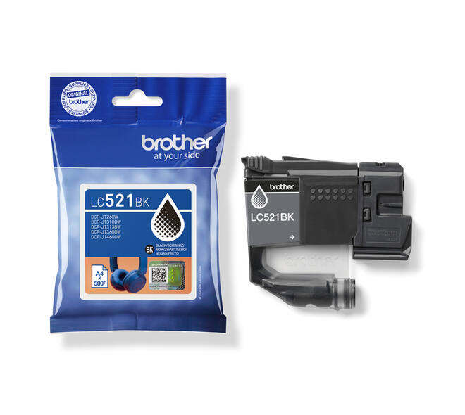Inktcartridge Brother LC-521BK zwart