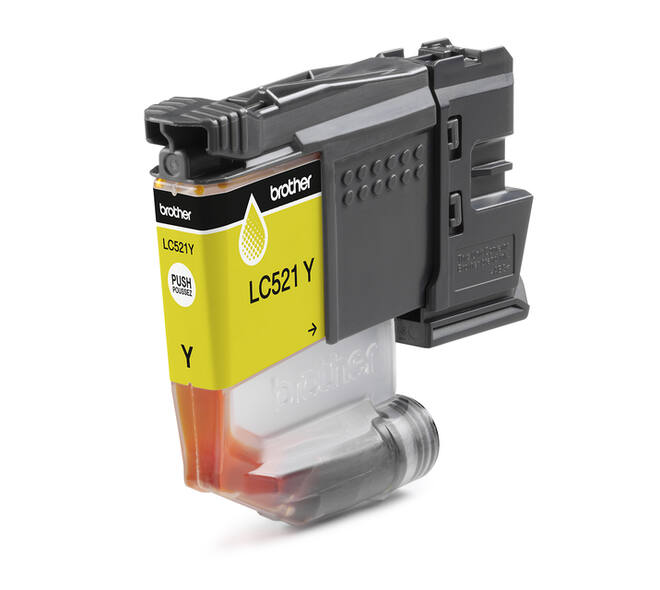 Inktcartridge Brother LC-521Y geel