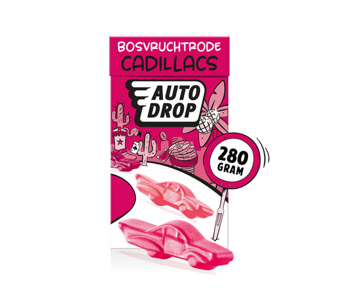 Autodrop rode Cadillacs pak 280gr