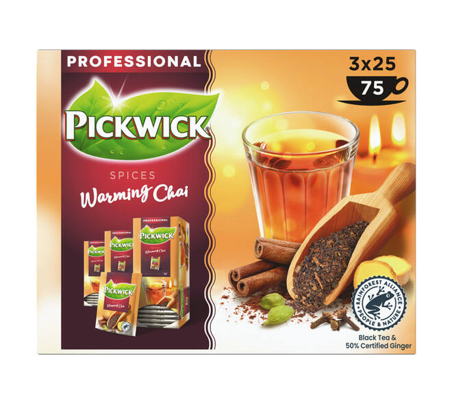 Thee Pickwick warming chai 25x1.5gr