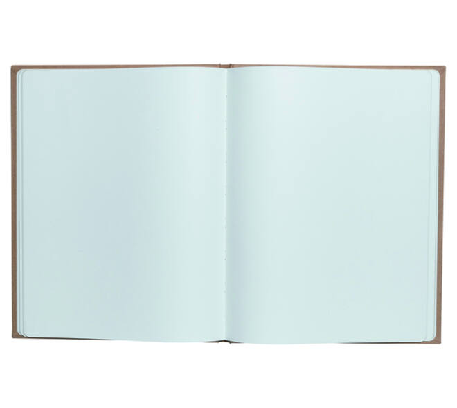 Gastenboek Exacompta Graphik 270x220mm blanco kraft