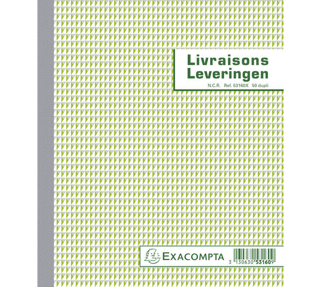 Leveringenboek Exacompta Manifold dupli 50vel Nl Fr