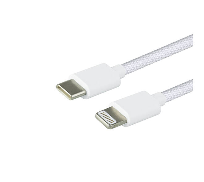 Kabel Green Mouse USB-C to Lightning data Woven 2m