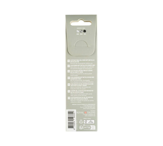 Gelschrijver Sakura Gelly Roll Special 08 klikfunctie set à 3 zilver