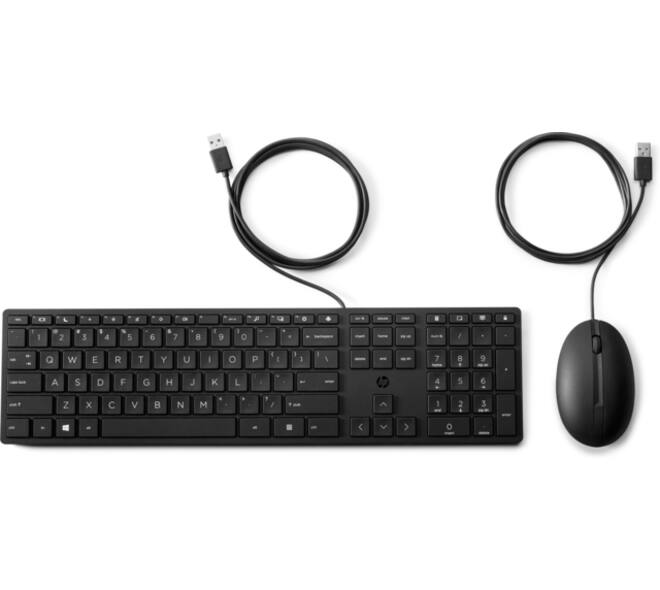 Toetsenbord + muis HP 320MK bedraad QWERTY