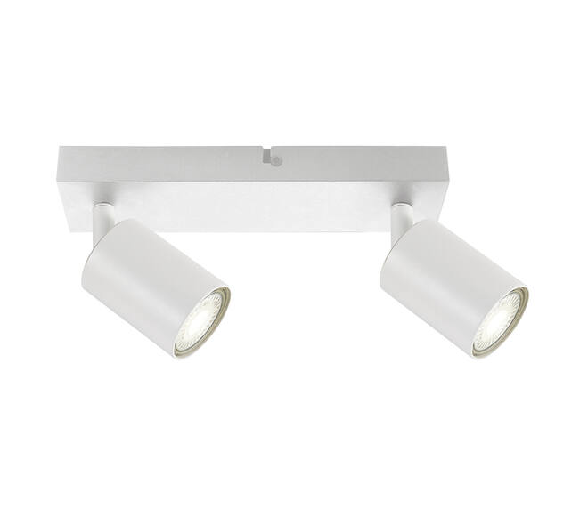 Plafondspot Integral Siena 2 spot IP20 GU10 wit