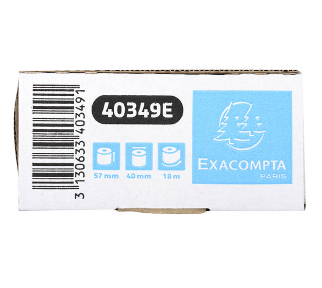 Telrol Exacompta 57mmx18m kern Ø12mm thermisch