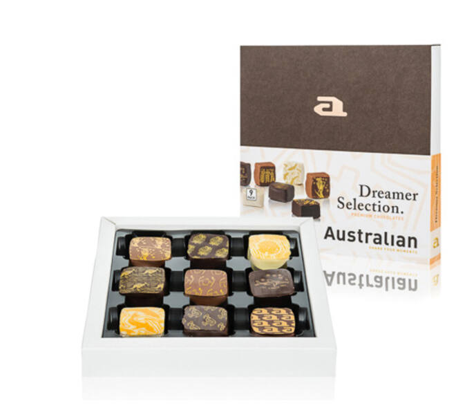 Chocolade bonbons Australian Dreamer Selection 9-pack