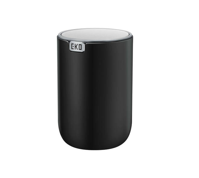 Afvalbak EKO Fandy 2 tafelmodel met swingdeksel 1,5 liter zwart