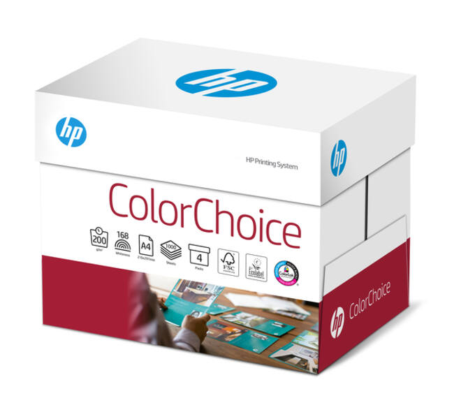 Kleurenlaserpapier HP Color Choice A4 200gr wit 250vel