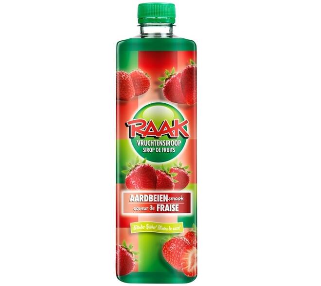 Siroop RAAK aardbei 750ml