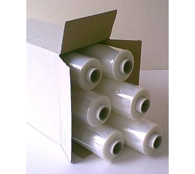Wikkelfolie IEZZY 500mmx300m 20mu 100% recycled (PCR) transparant